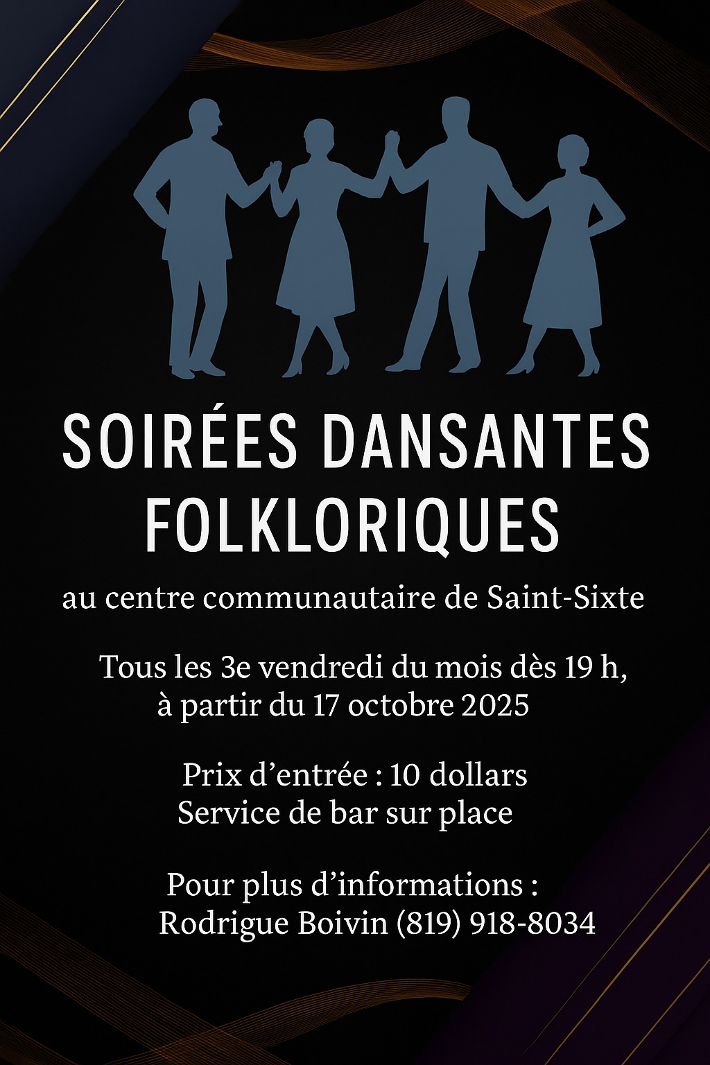Soirées dansantes folkloriques à Saint-Sixte
