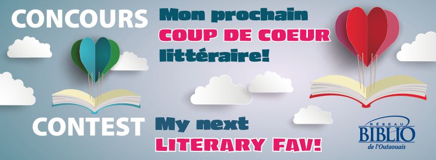 Concours – Mon prochain COUP DE COEUR littéraire!